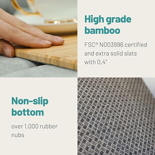 Miniatura 5 de D&D Living Bandeja de sofá  Organizador de reposabrazos flexible con almohadilla de corcho antideslizante  Bandeja de sofá con 18.5 x 13.4 pulgadas,