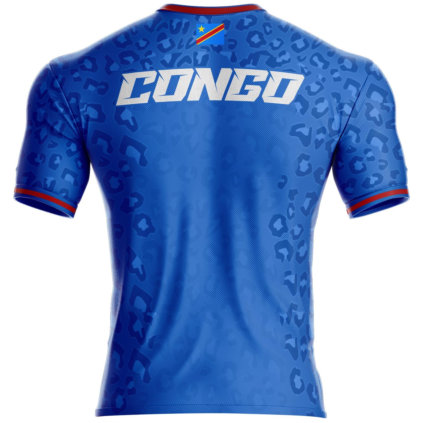 Trikot Kongo Fußball RDC-541 Kongolesische Flagge