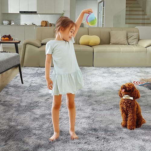 Miniatura 8 de Fairblink Alfombras extragrandes de 8 x 10 pies para sala de estar, alfombras de área de lujo para dormitorio, alfombras modernas antideslizantes