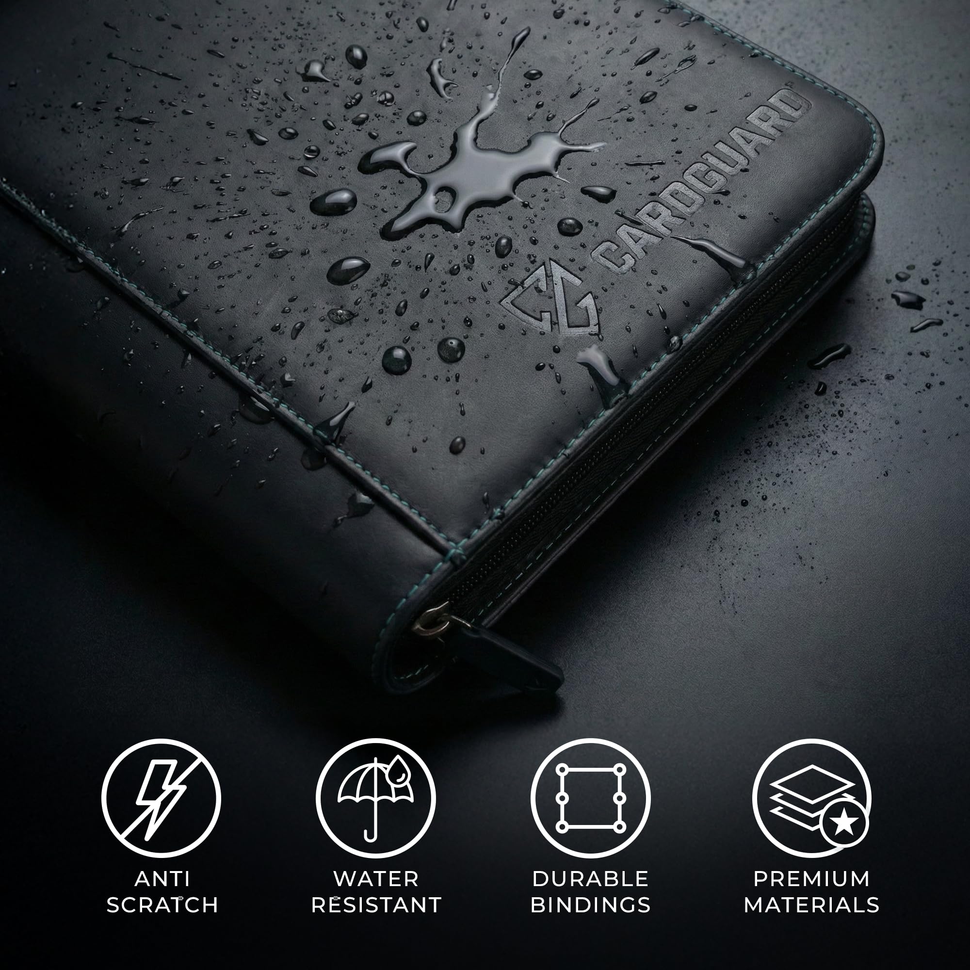 Amazon.com: CardGuard 4-Pocket Zip Folio Trading Card Binder for