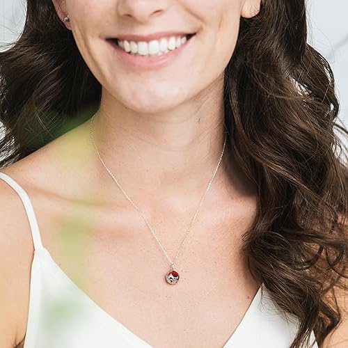 Miniatura 48 de Bottled Up Designs Handmade Vintage Lace Necklace, Recycled Vintage Bottle Glass, Sterling Silver, Eco Friendly, Made in USA, Birthday Gifts