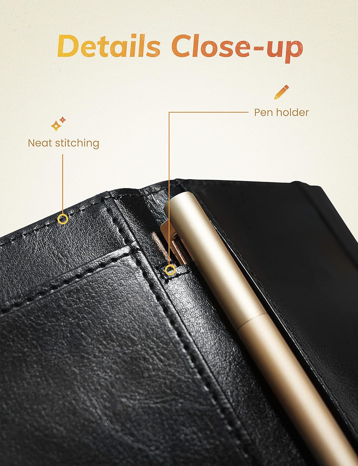 Buy Yarnic Checkbook Cover for Personal Checkbook, Leather Checkbook