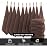 MOONQUEEN Microfiber Facial Cloths Fast Drying Washcloth 12 Pack - Premium Soft Makeup Remover Cloths - Wood Brown