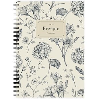267 Recipe Book DIN A5 102 Pages for Writing Yourself with Table of Contents and Protective Cover