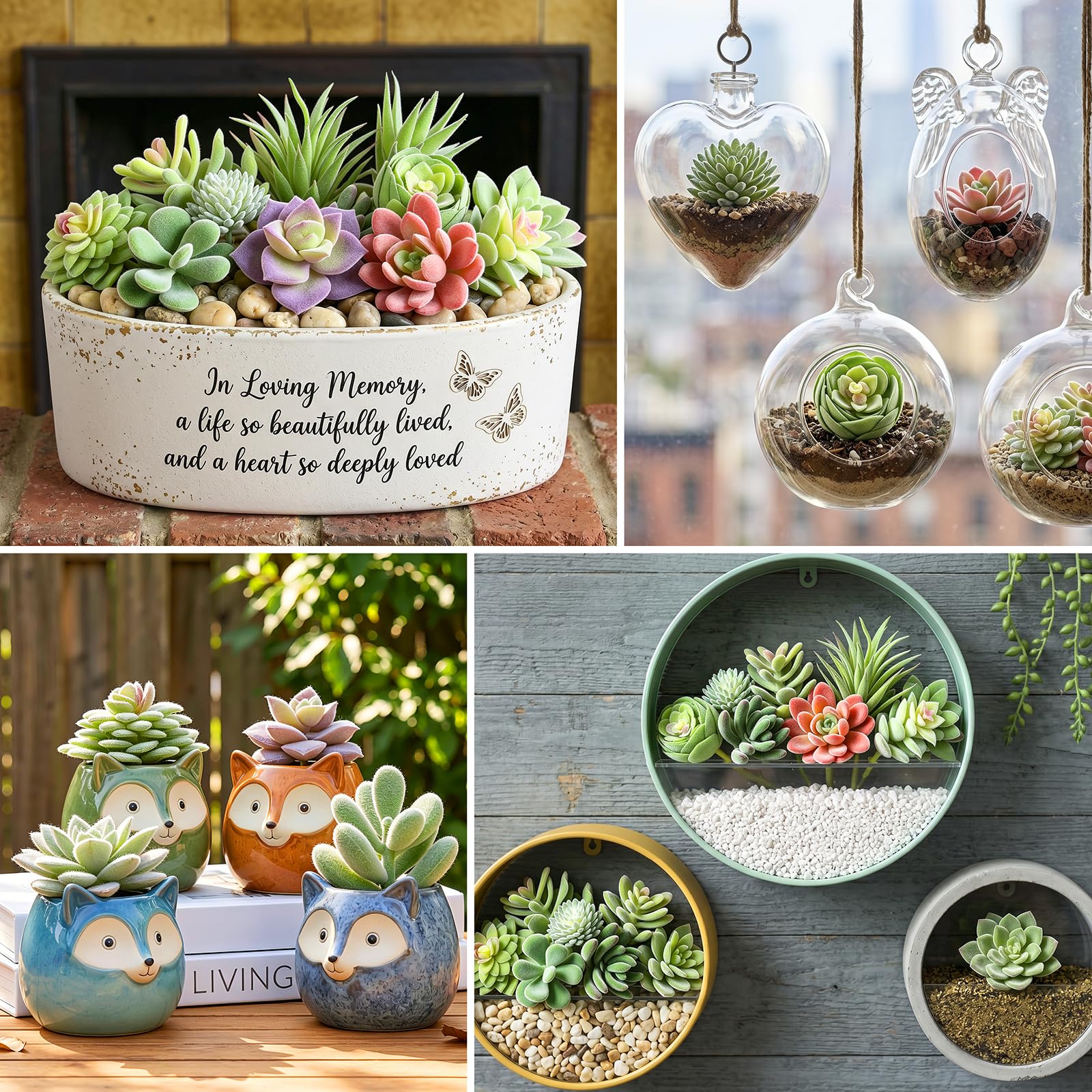 Amazon.com: HappyHapi 12 Pcs Artificial Succulents Mini Fake Plants  Unpotted Faux Succulent for Craft, Small Plastic Succulents Assortment in  Flocked Green Floral Decor for Party, Cake, Garden & Outdoor : Home &
