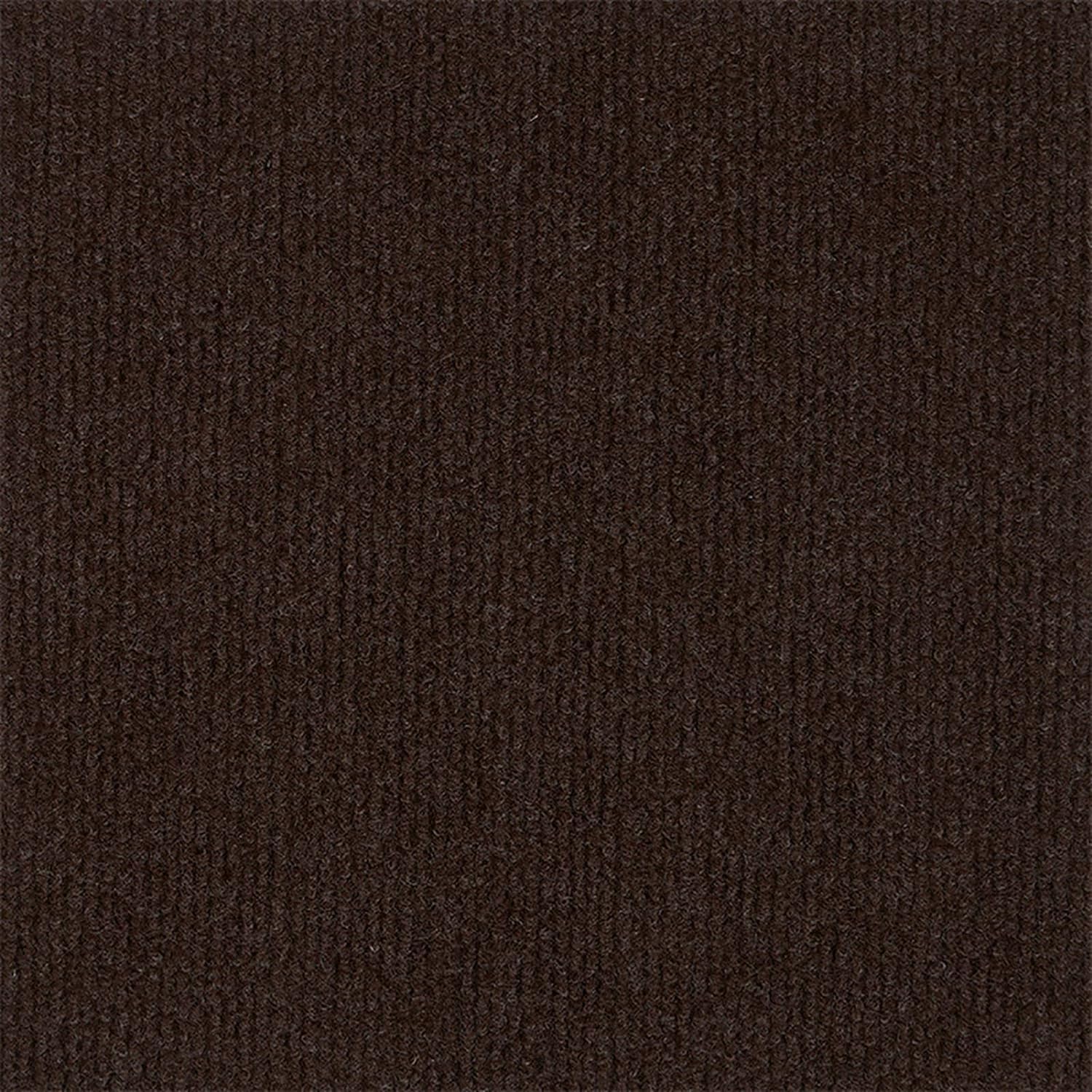 Dalles de moquette for la maison, 24 pièces, dalles de moquette auto-adhésives durables, antibruit, faciles à installer, aspirateur, antidérapantes, à peler et à coller, 12x12 pouces(Dark Coffee)