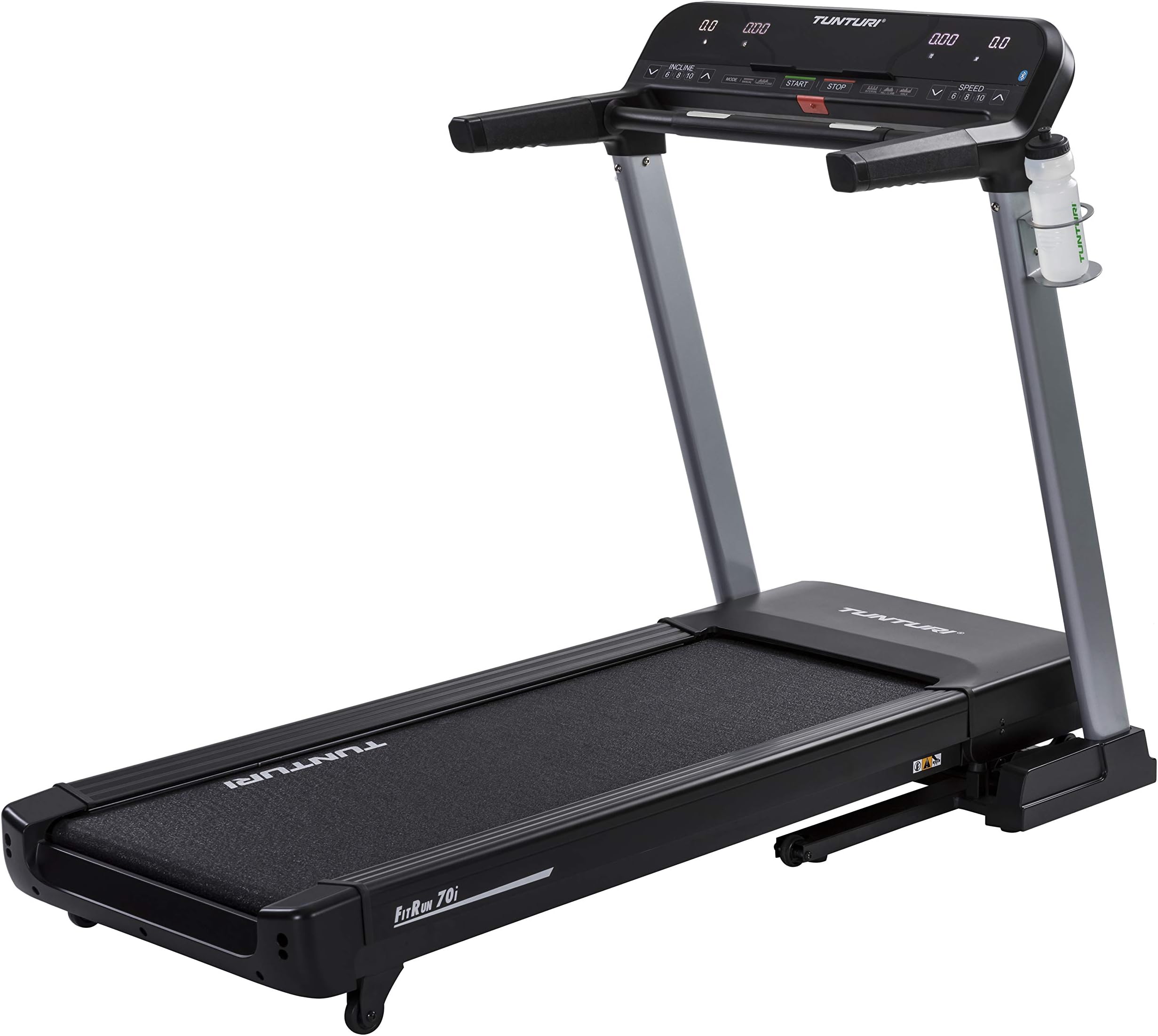 TUNTURI Fitrun 70I 3.5HP Inclining Foldable Treadmill, Bluetooth Enabled