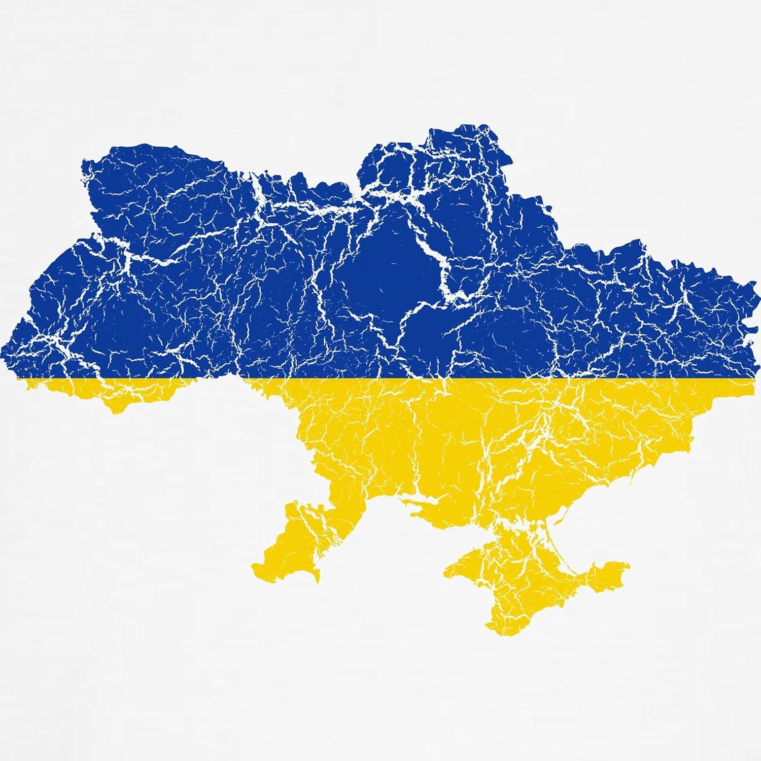 CafePress Ukraine Flag and Map Maternity T Shirt Women's Maternity Ruched Side T-Shirt