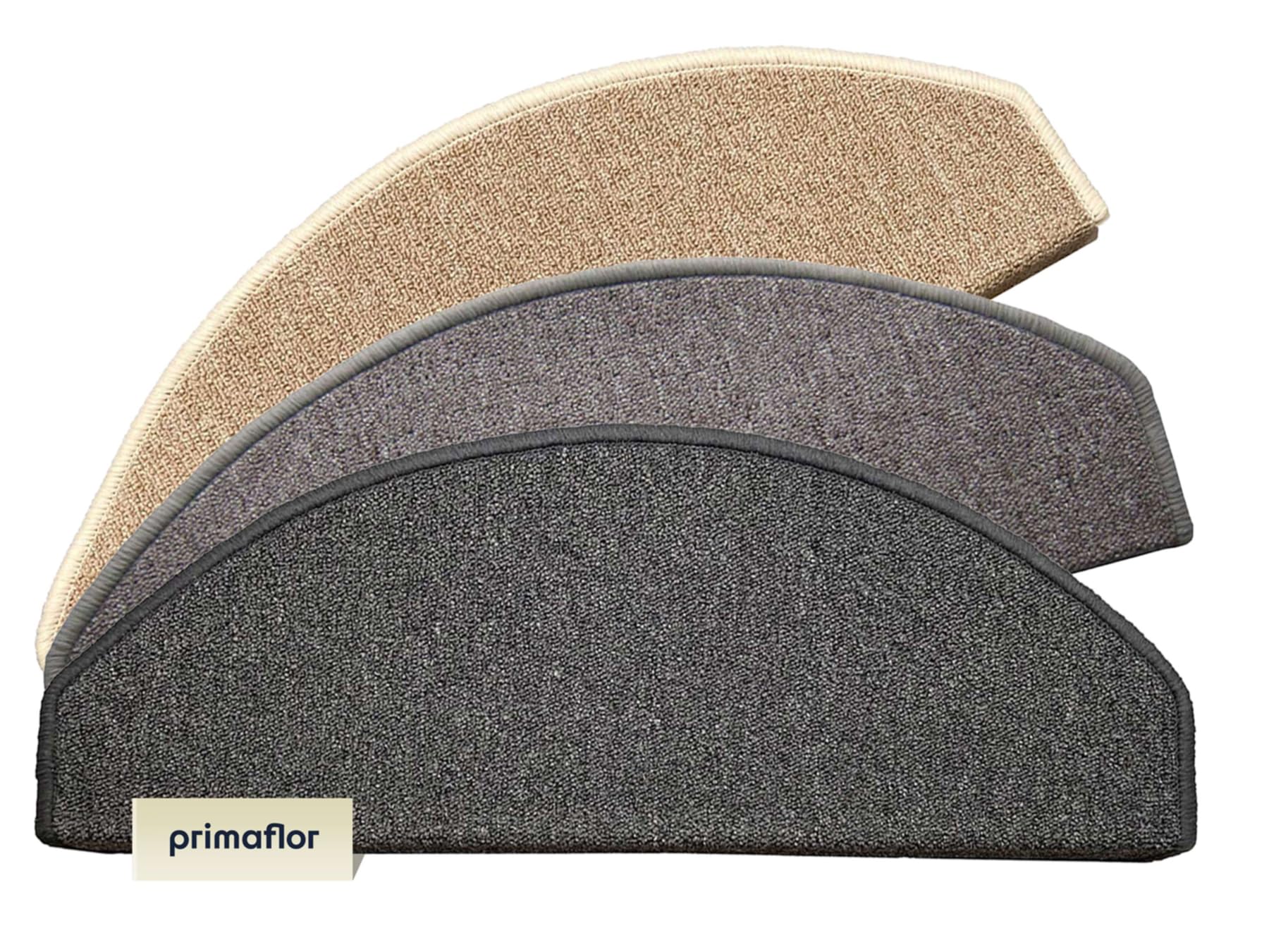 Primaflor Stufenmatte Macao Halbrund | 15 Stück | Beige