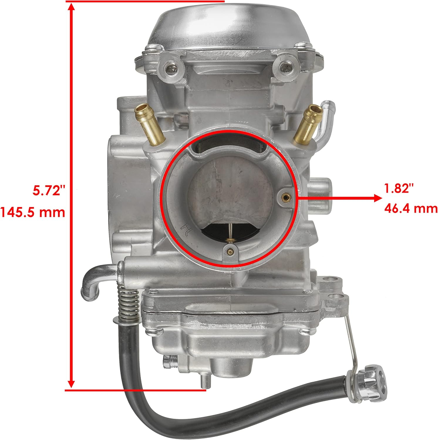 Caltric Carburetor with Air and Oil Filters Compatible with Suzuki Quadrunner 4WD LT4WD 1987-1993 13200-19B65 13200-19B60 13200-19B62 13200-19B63