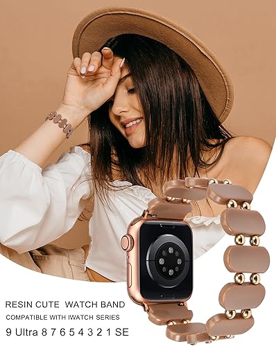 Miniatura 2 de Minyee Compatible con correas de reloj Apple Watch de resina de 1.61, 1.57, 1.49, 1.73, 1.77, 1.77 pulgadas, 1.65 pulgadas, 1.73 pulgadas, correa
