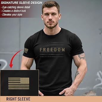 Freedom T Shirt, American Flag Shirt, Freedom Shirts for Men, Patriotic Shirts for Men