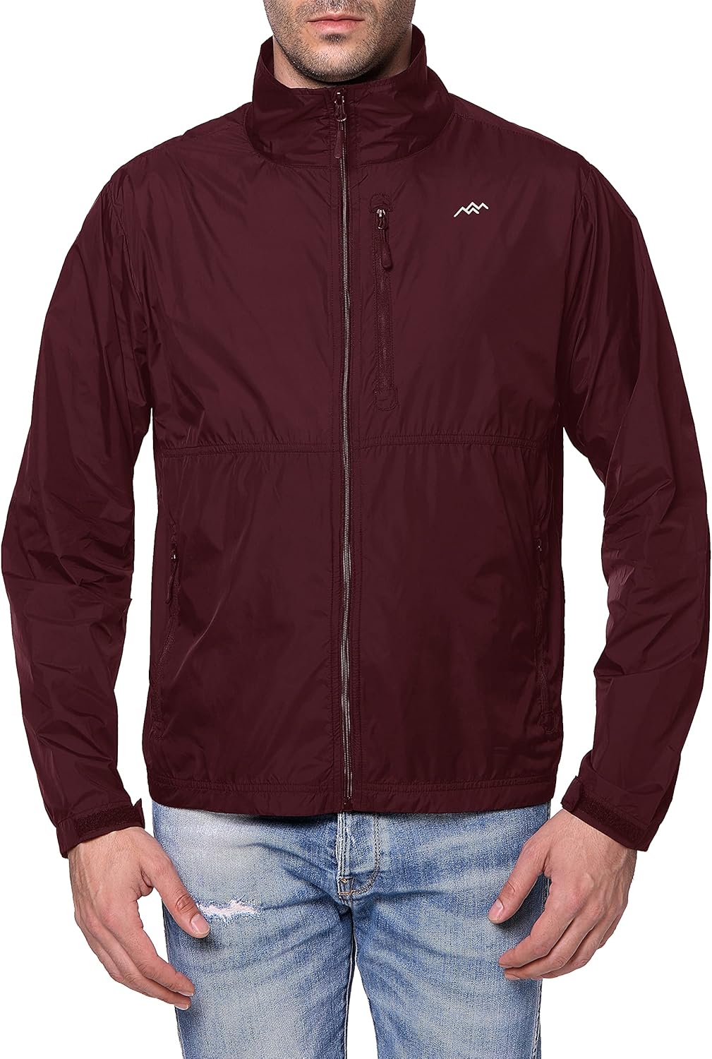 TRAILSIDE SUPPLY CO. Mens Windbreaker Jackets Lightweight Packable Jacket,Windproof and Dustproof