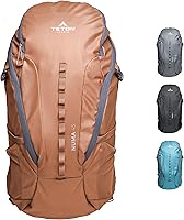 Vista 14 de Mochila Teton Talus 2700; mochila de senderismo ligera para camping, caza, viajes y deportes al aire libre; incluye poncho que te cubre a ti y a tu
