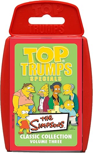 Winning Moves parte superior Trumps Simpsons Vol. 3
