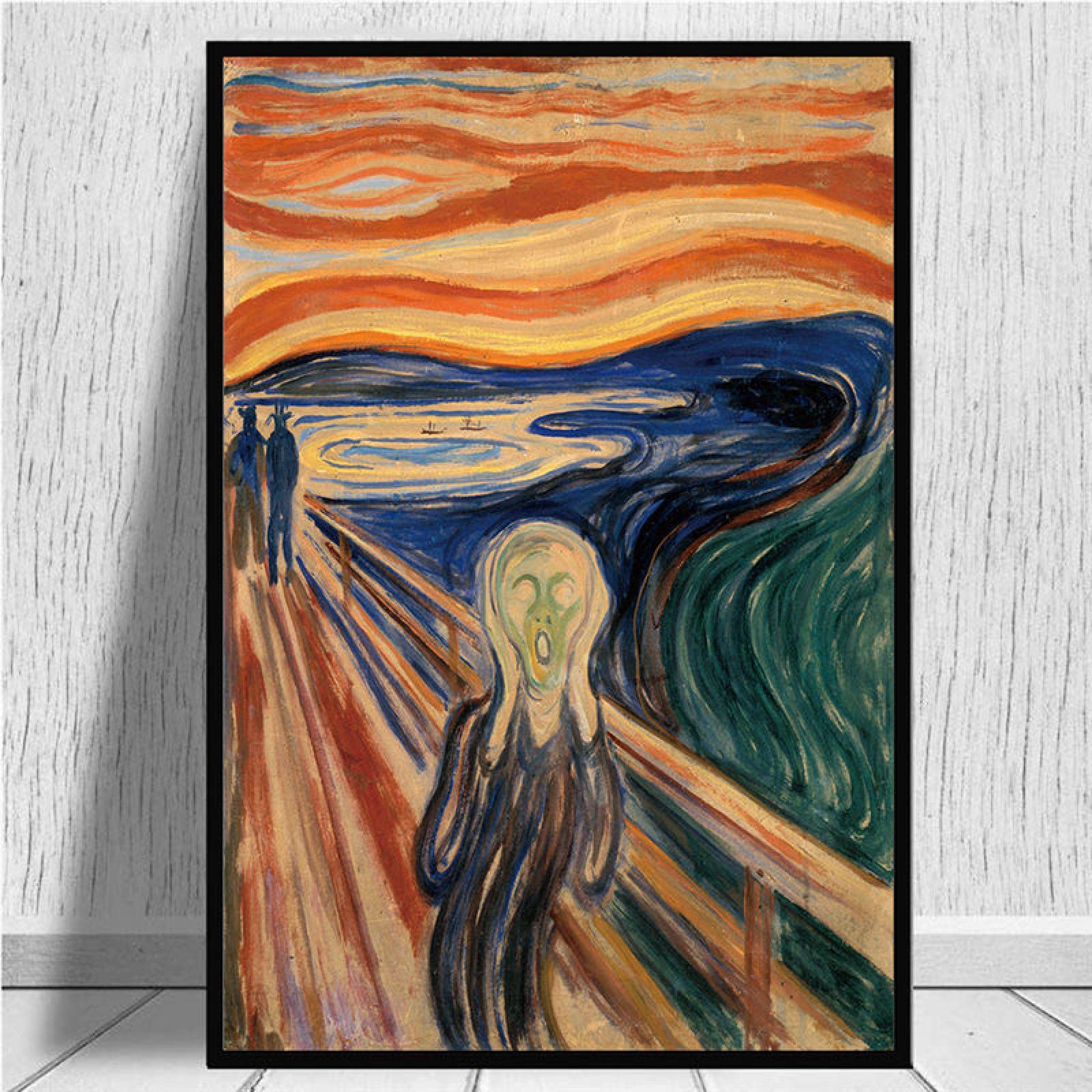 Amazon.co.jp: エドヴァルド・ムンク悲鳴クラシック抽象絵画
