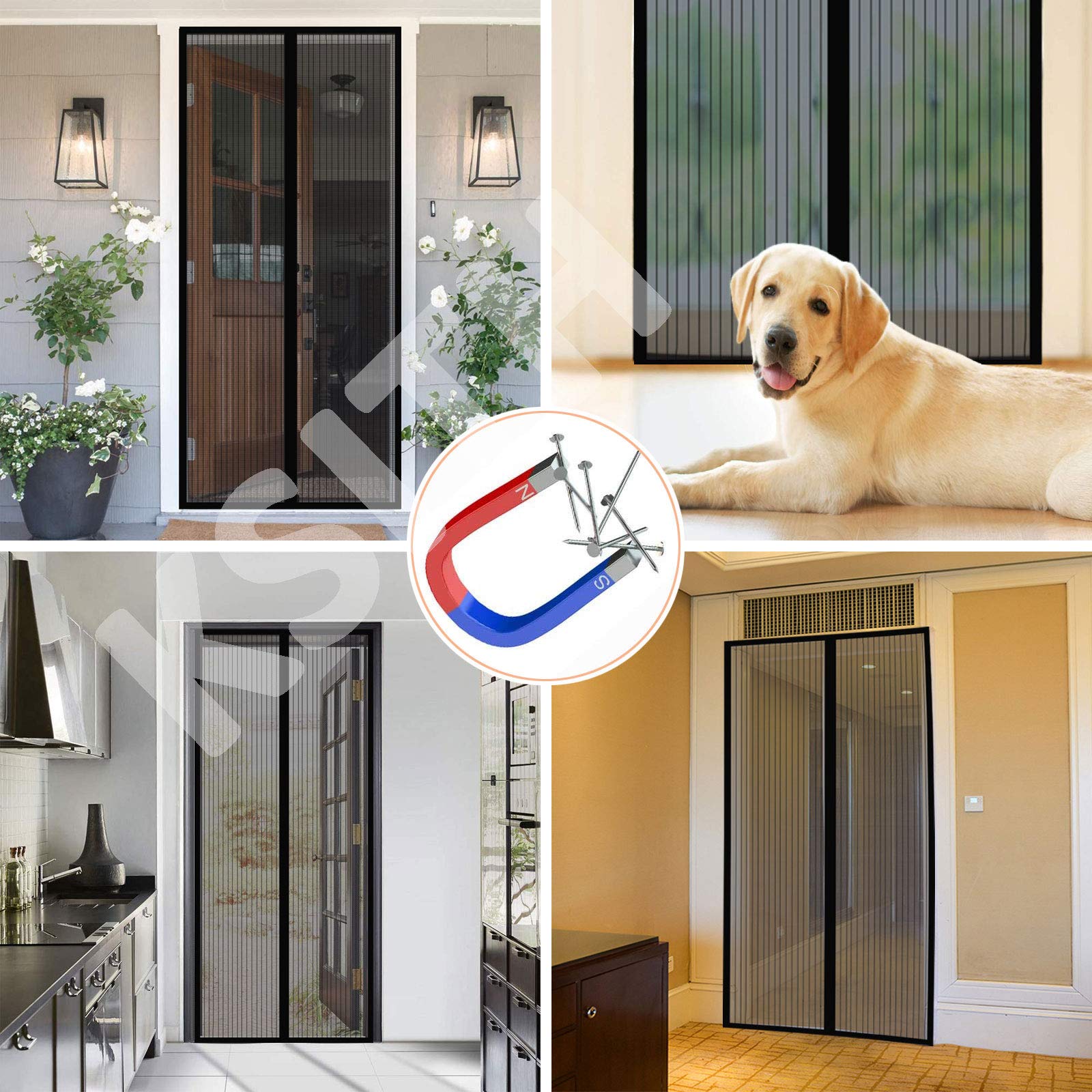 Deuren Heavy Duty voor vouwdeuren,W115xH210cm Heavy Duty anti