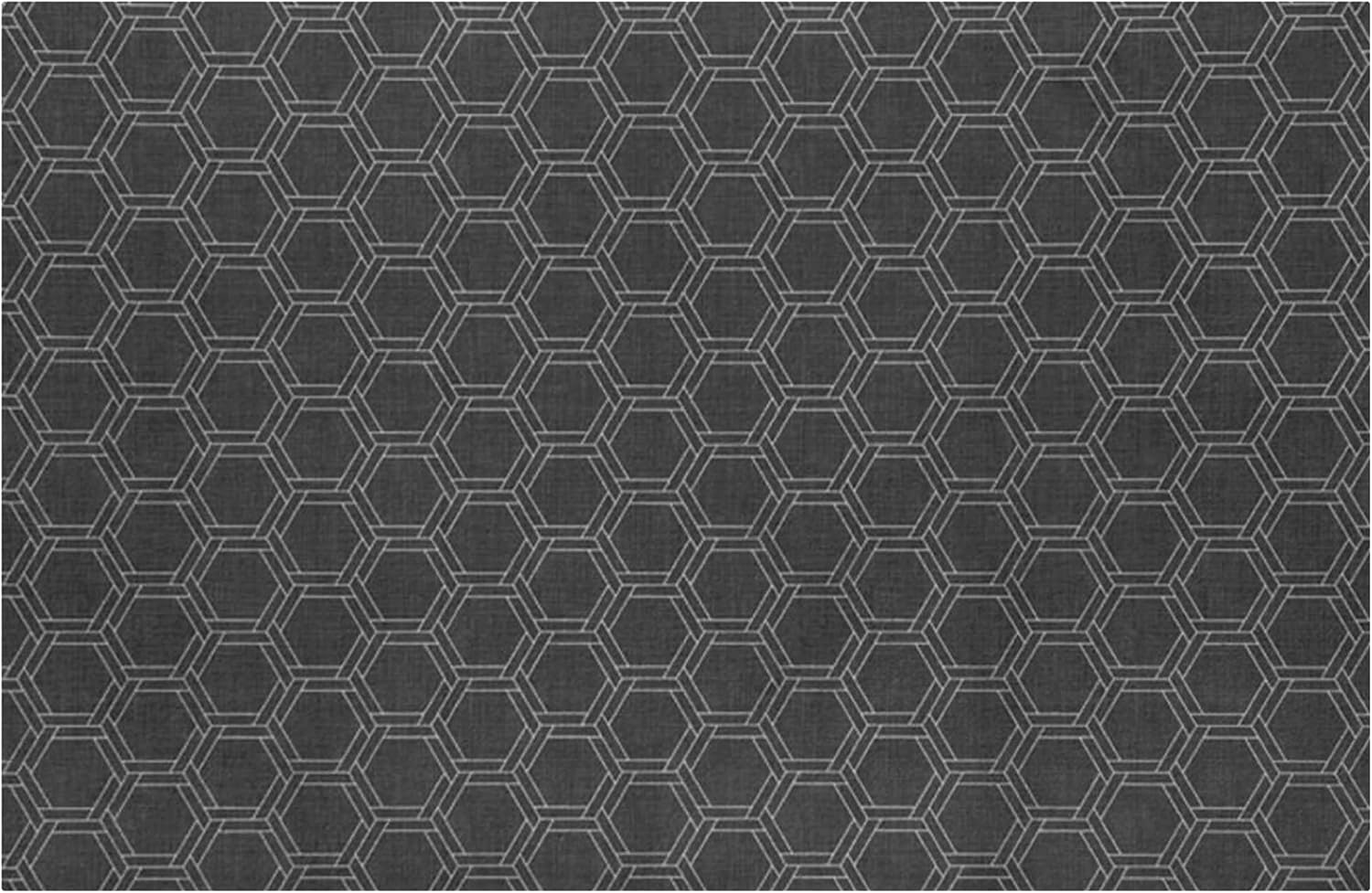 Matterly Un-Rug Honeycomb Area Rug, Ultra-Thin Absorbent Washable Rugs with Non Slip Rubber Backing, Durable Entryway Rug for Bathroom Kitchen Living Room Bedroom, Made in USA, 23"x35" Urbane Bronze