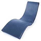 Pool Mate Luxury Swimming Pool Patio Chaise Lounge Chair, Blue