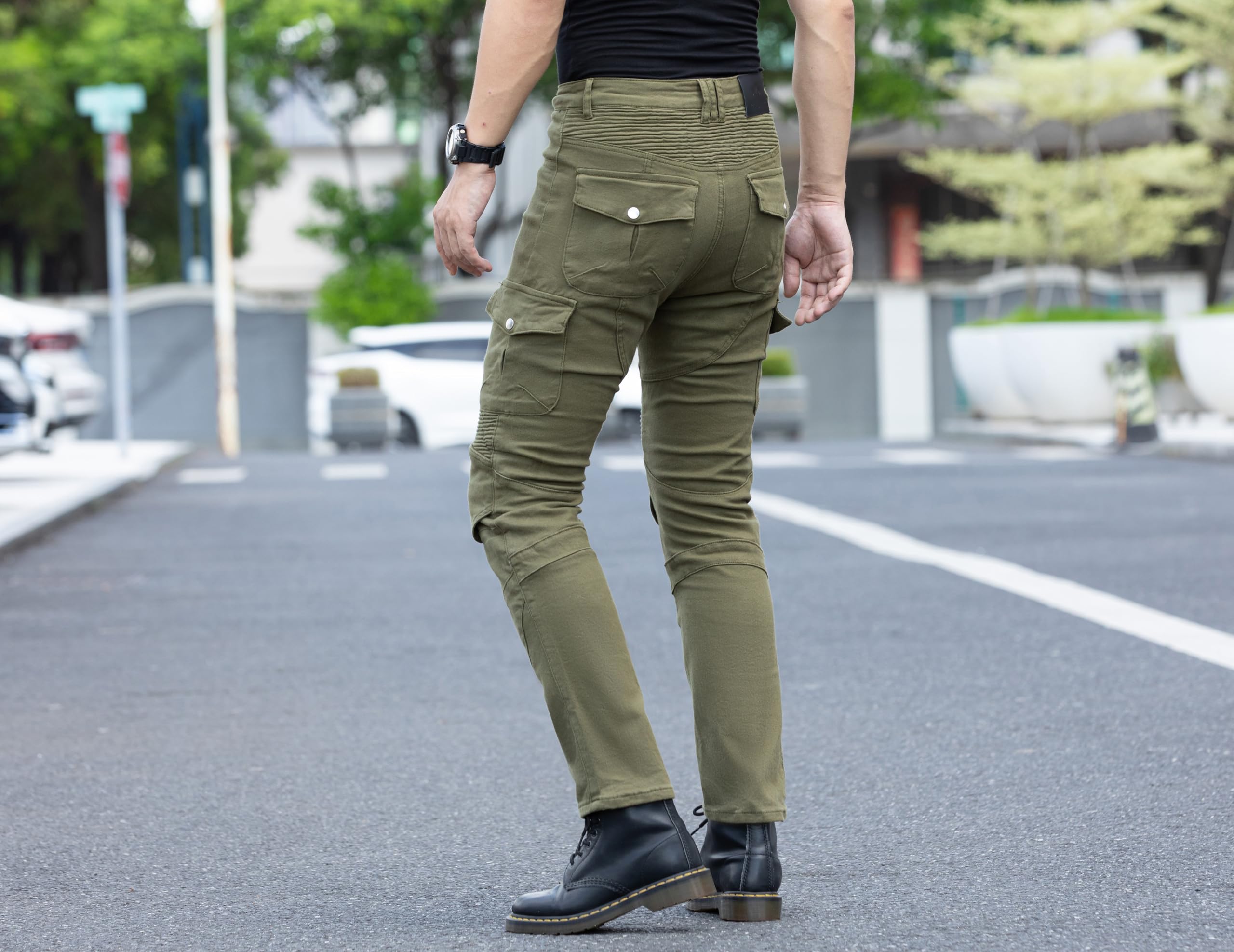 CTBQiTom Morradhose Herren Motorrad Hosen Motorrad Jeans Motorradhose Jeans Gepanzert mit CE Rüstung