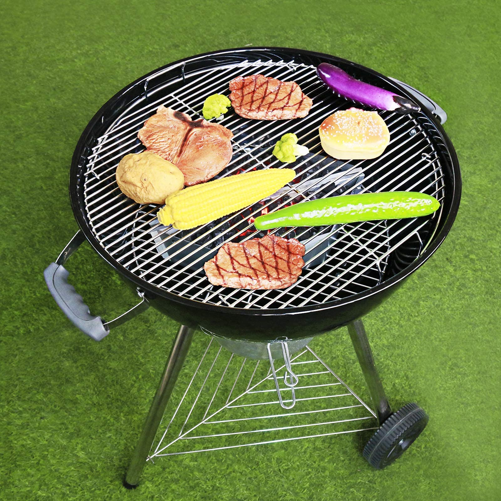 7436 Grille de cuisson articulée pour barbecue Weber One-Touch, Performer, Bar-B-Kettle et Master-Touch 57 cm