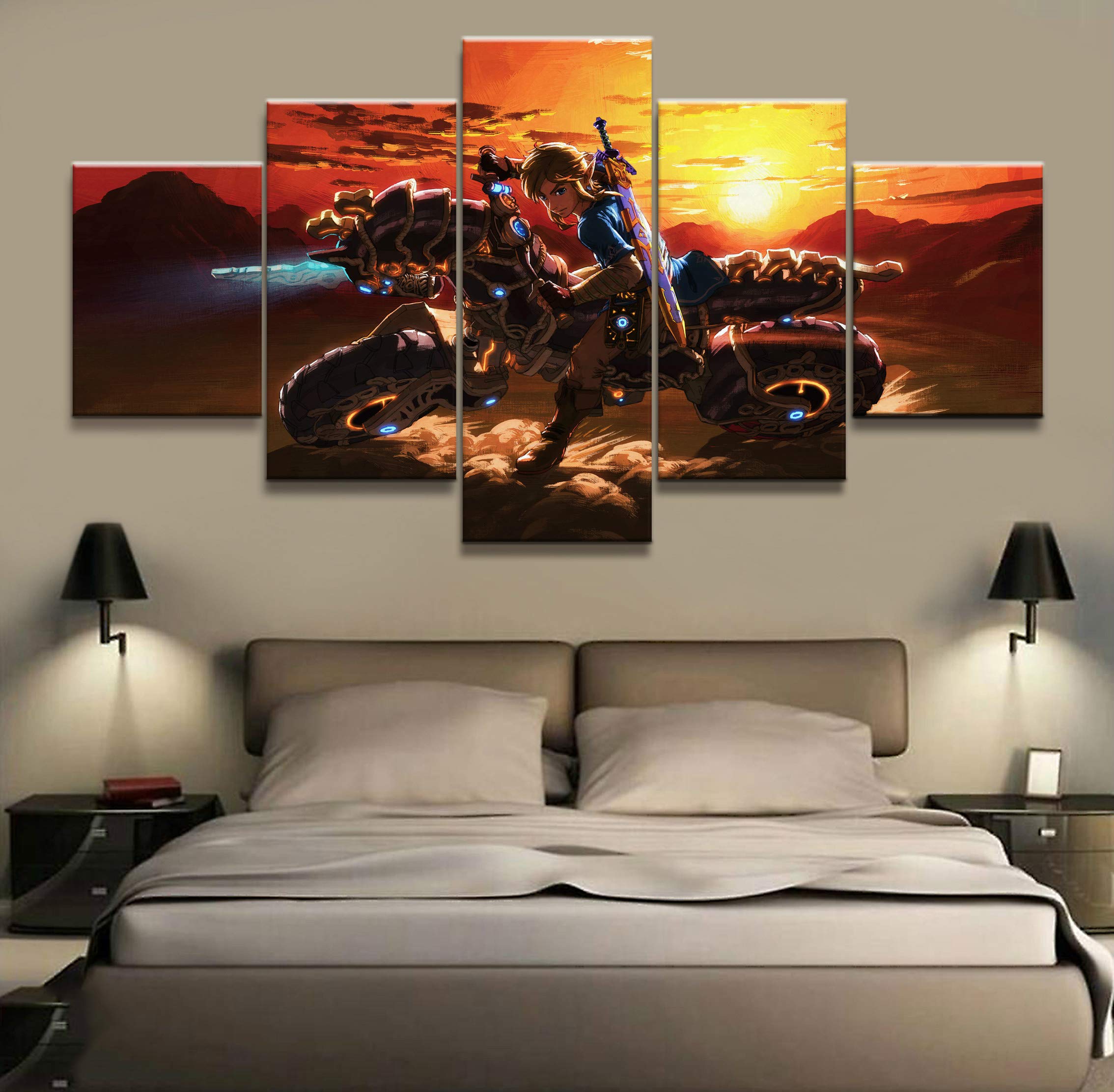 Art mural d'exception : impression sur toile haute définition style sauvage