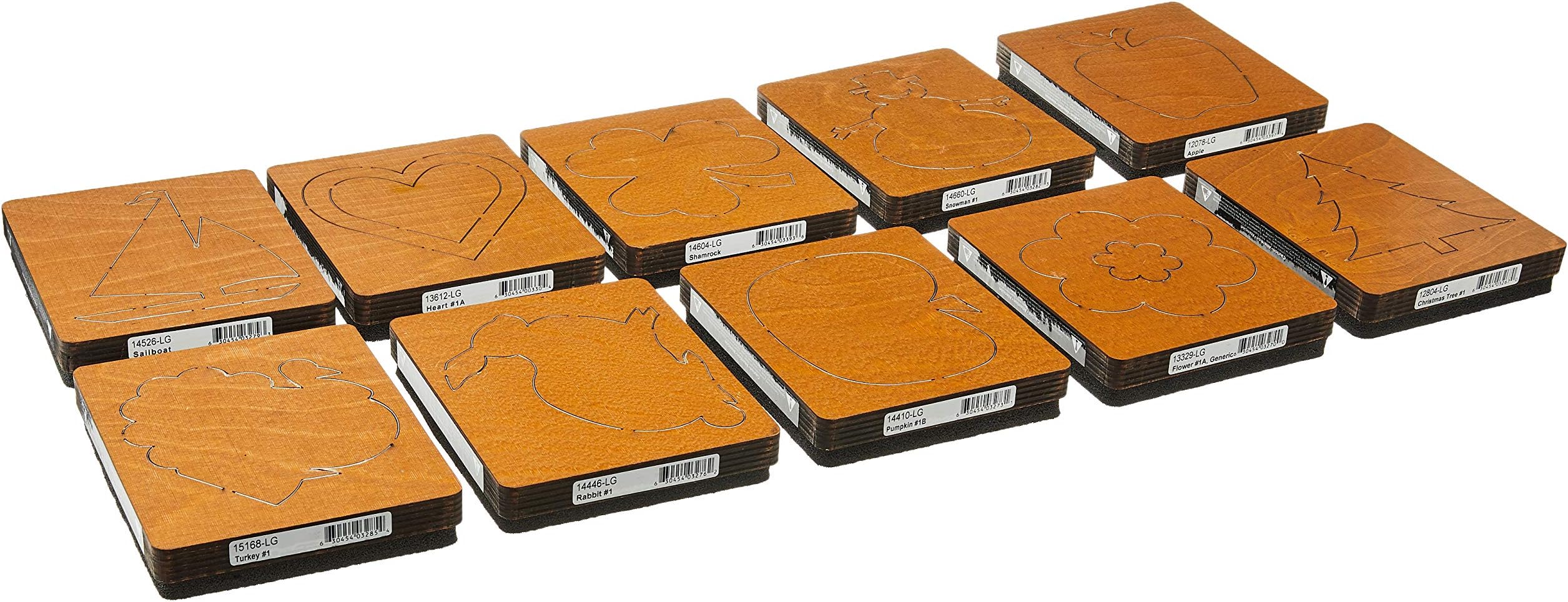 SureCut Die 16677-LG, Holiday, 10 Pack, 5 7/8" x 4 7/8" x 1"