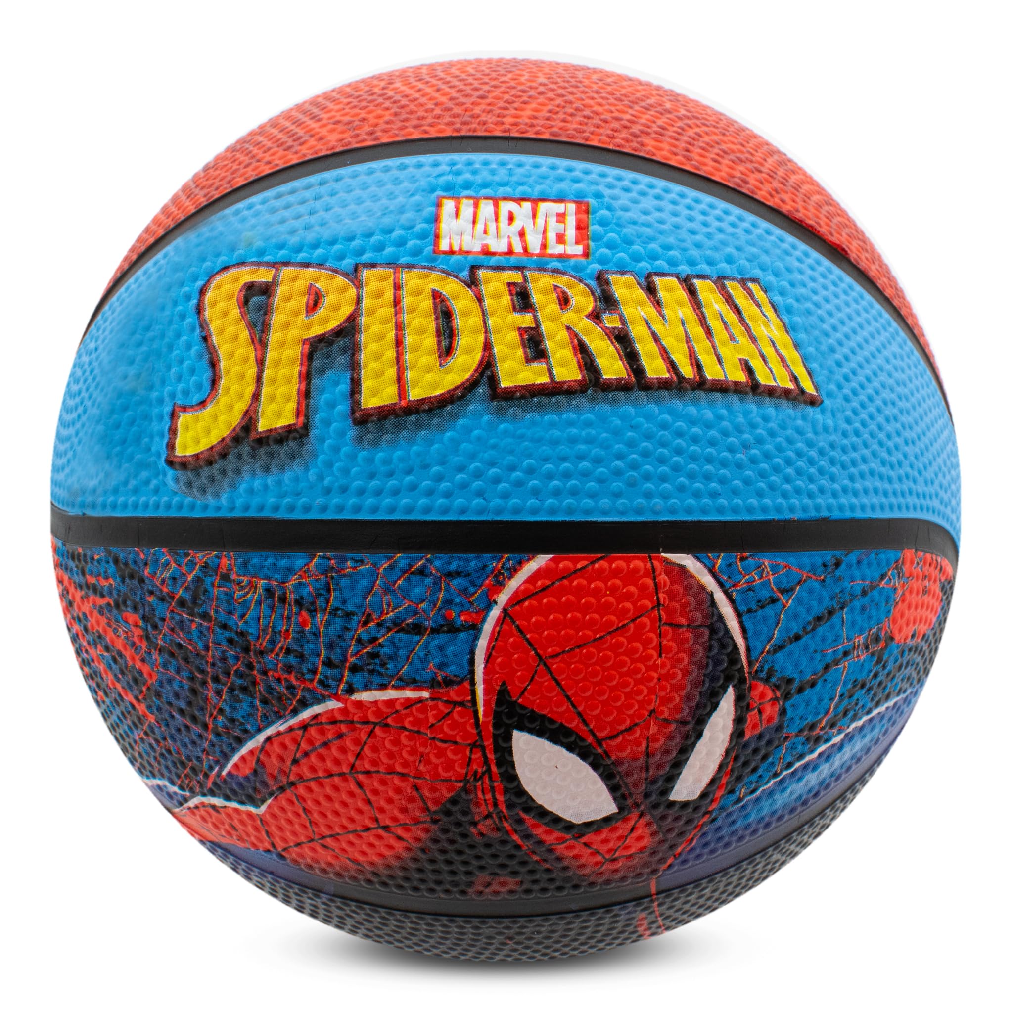 Hy-Pro Officially Licensed Spiderman Basketball Size 5 - Marvel Design with Crouching Spider-Man Graphic, Small Basketball for Indoor or Outdoor Play & Practice - Durable Rubber — image 1