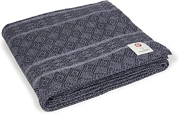 7枚 manduka リサイクルウールブランケット グレー マンドゥカ リサイクルウールヨガブランケット／ Manduka