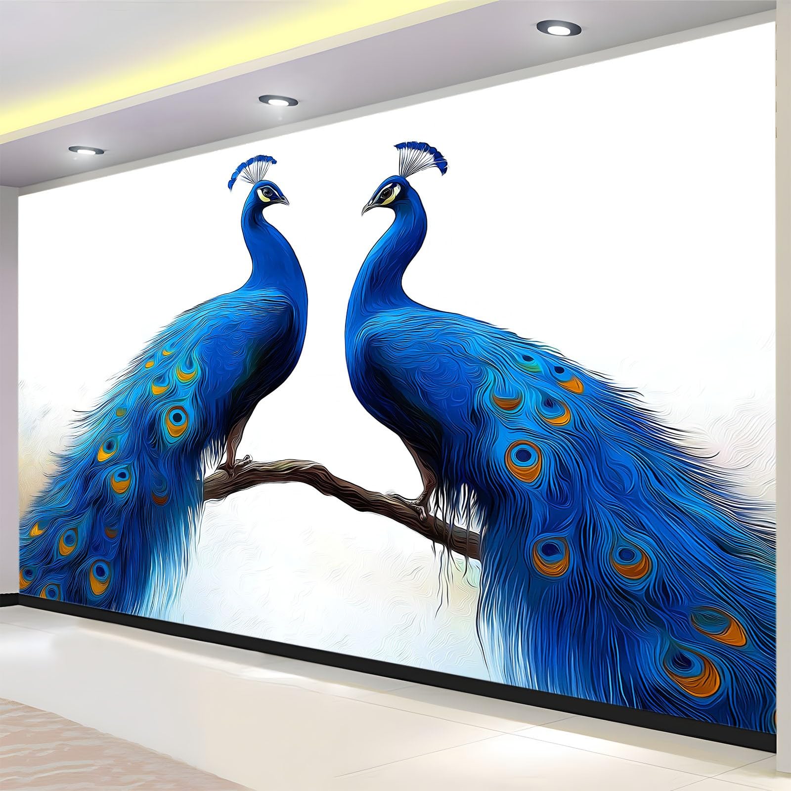 Fototapeta 350 x 256 cm, paw jest elegancki, fototapeta, flizelina, tapeta 3D, dekoracja, sztuka, plakat, projekt obrazowy, do salonu, sypialni, akademika, biała