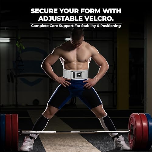 Miniatura 9 de Quick Locking Weight Lifting Belt - Adjustable Lifting Belt for Powerlifting, Squat, Deadlift and Back Support, 4 inch Gym Belt for Men and Women