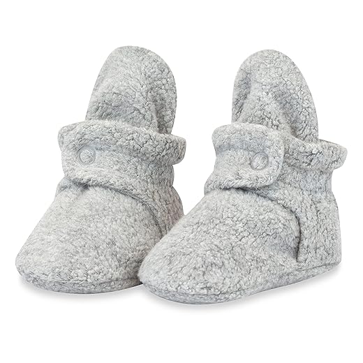 Zutano Cozie Fleece Baby Booties, Unisex, For Newborns and Infants