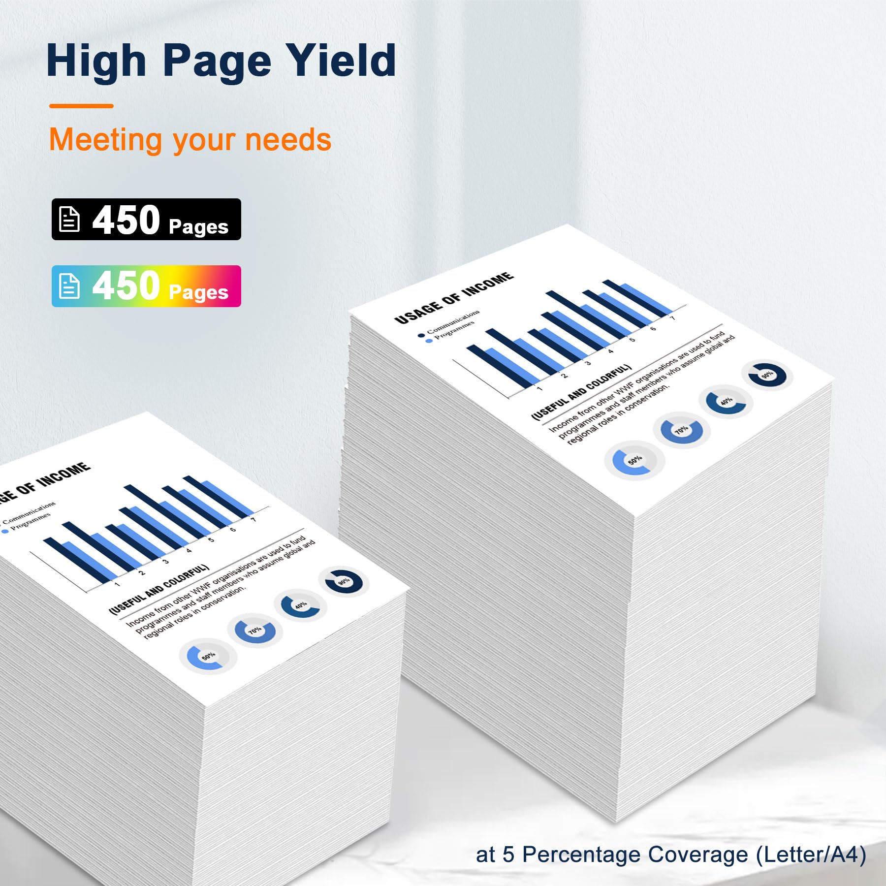 ColorKing PG-575XL CL-576XL Cartucce d'inchiostro per Canon 575 576 XL Multipack Compatibili per Canon per Pixma TS3550i TS3551i TR4750i TR4751i (1 Nero, 1 Tri-colore)