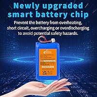 Vista 6 de Pickle Power Paquete de 2 baterías de 4000 mAh LIP1708 para Sony PS5 PlayStation 5 DualSense CFI-ZCT1W controlador inalámbrico