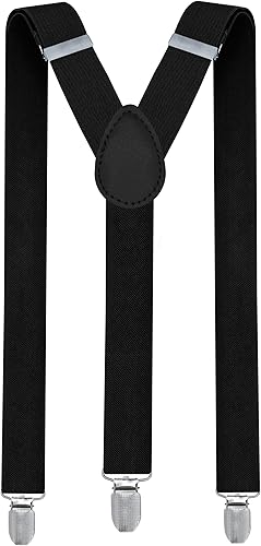 trilece Tirantes para hombre Tirantes ajustables con espalda en Y para hombre y mujer, tirantes para disfraz de esmoquin Clips fuertes resistentes