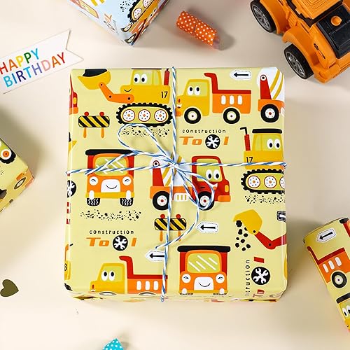 Vista 57 de WRAPAHOLIC Papel de regalo reversible, mini rollo, 17 pulgadas x 33 pies, adorable diseño de gato y azul sólido para cumpleaños, vacaciones