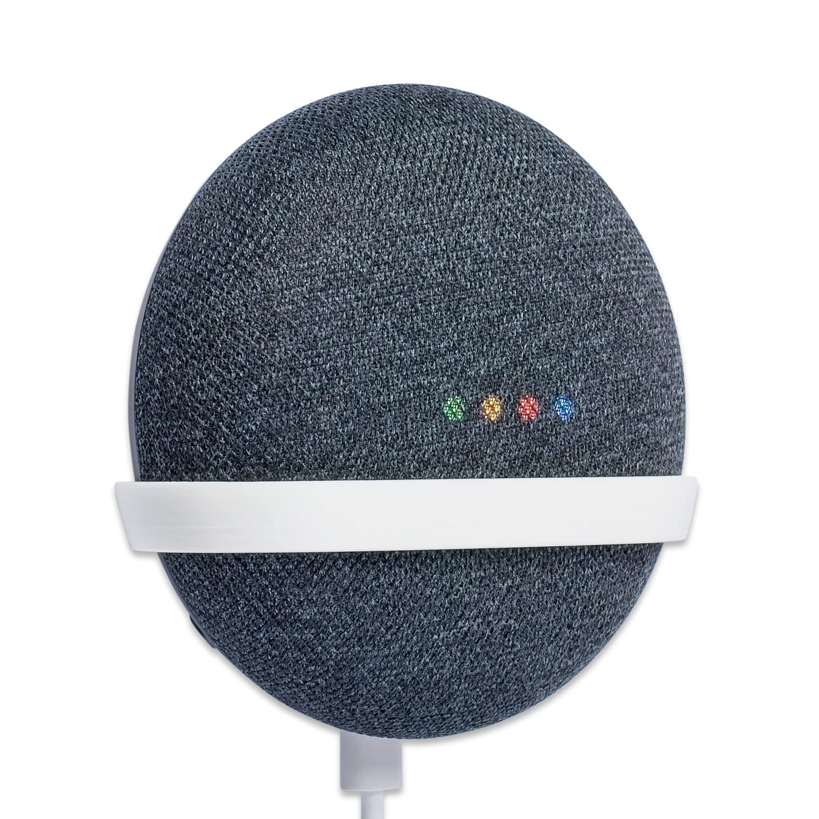 Wall Mount for Google Home Mini, Google Home Mini Wall Bracket Tiny White - 3 Years Warranty - Made in UK