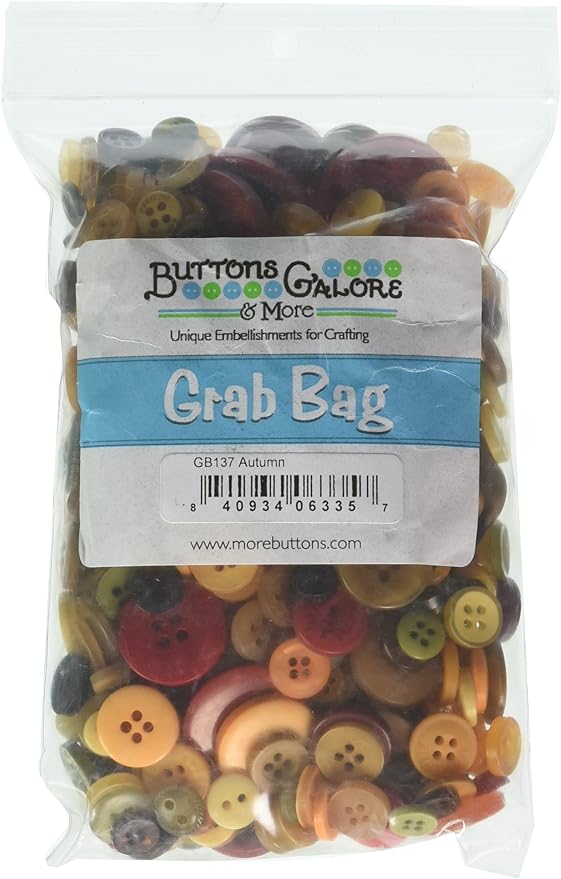 Buttons Galore Grab Bag Autumn Button