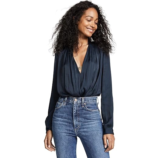 PAIGE Body feminino Sevilla, Azul marino, M