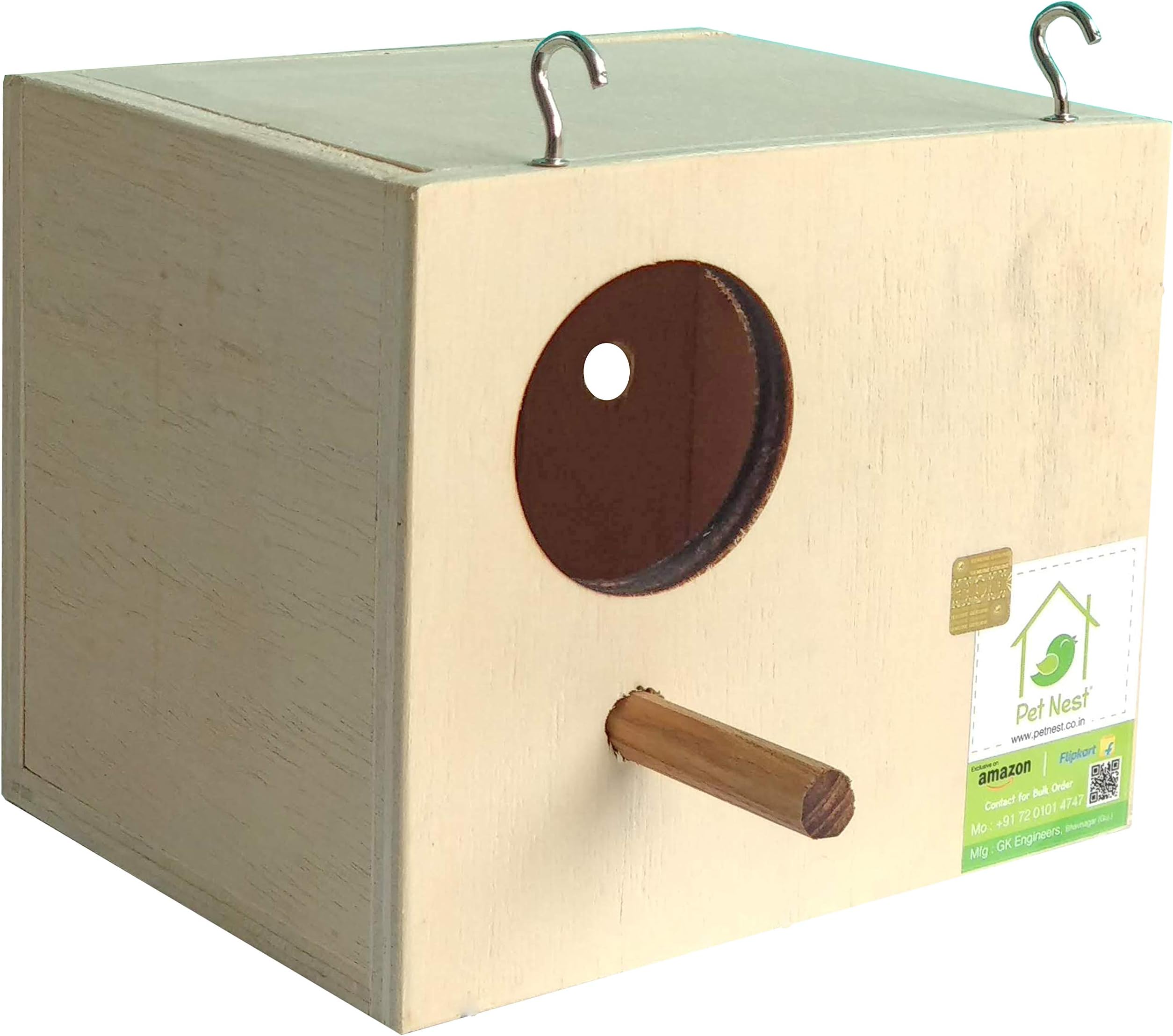 PetNest® Mini Standard Breeding Box for Budgies, Finches and Canaries Bird cage