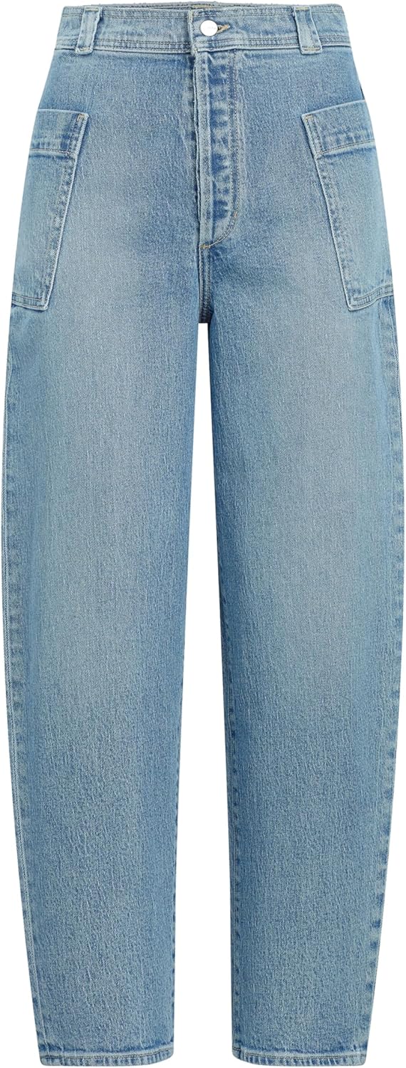Joe's Jeans Womens The Pheobe Patch Pocket Barrel Leg Jean - Image 8