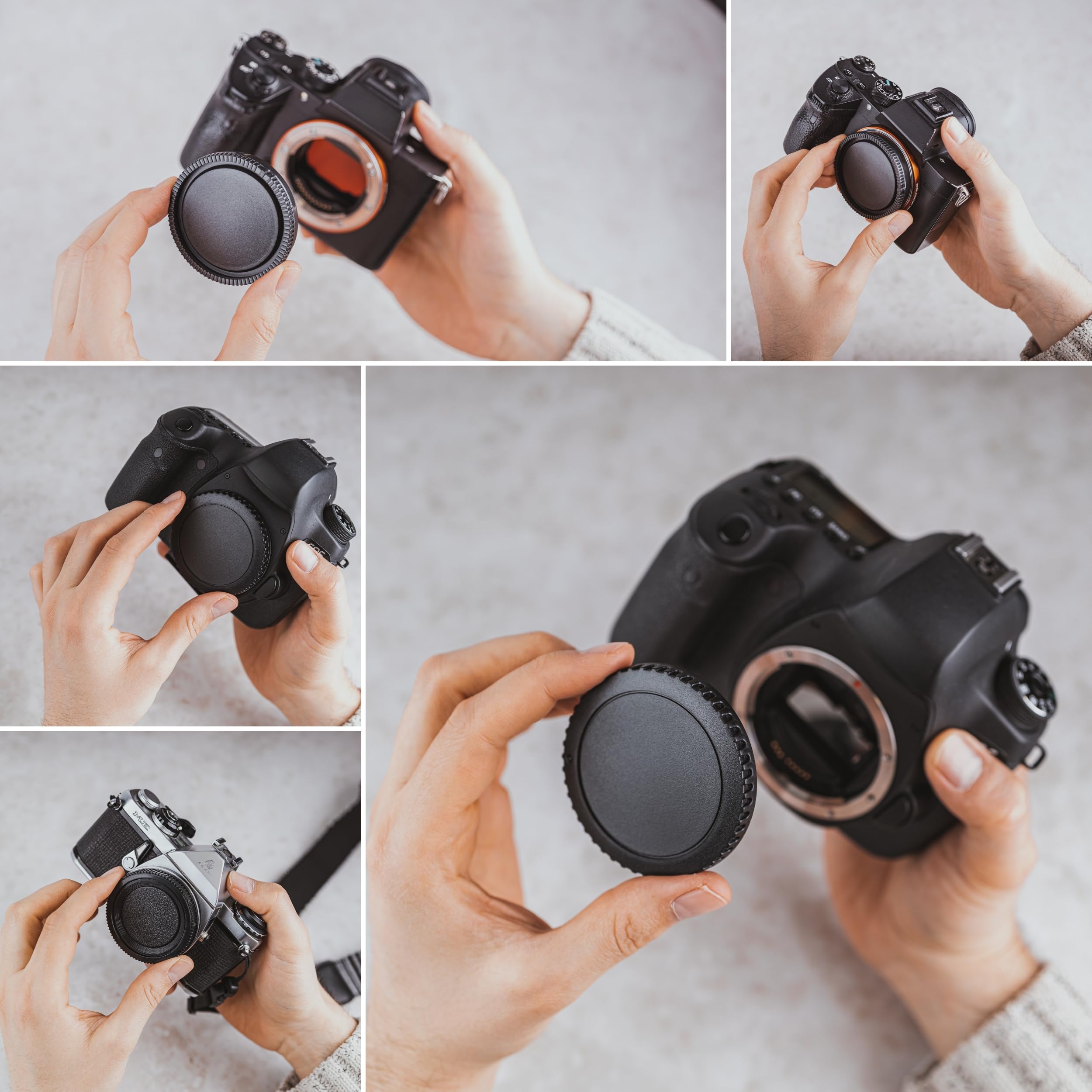 Lens-Aid Copri-Body – Compatibile con Pentax Fotocamera con K Attacco - Protezione Universale per Corpo Macchina DSLR e Mirrorless