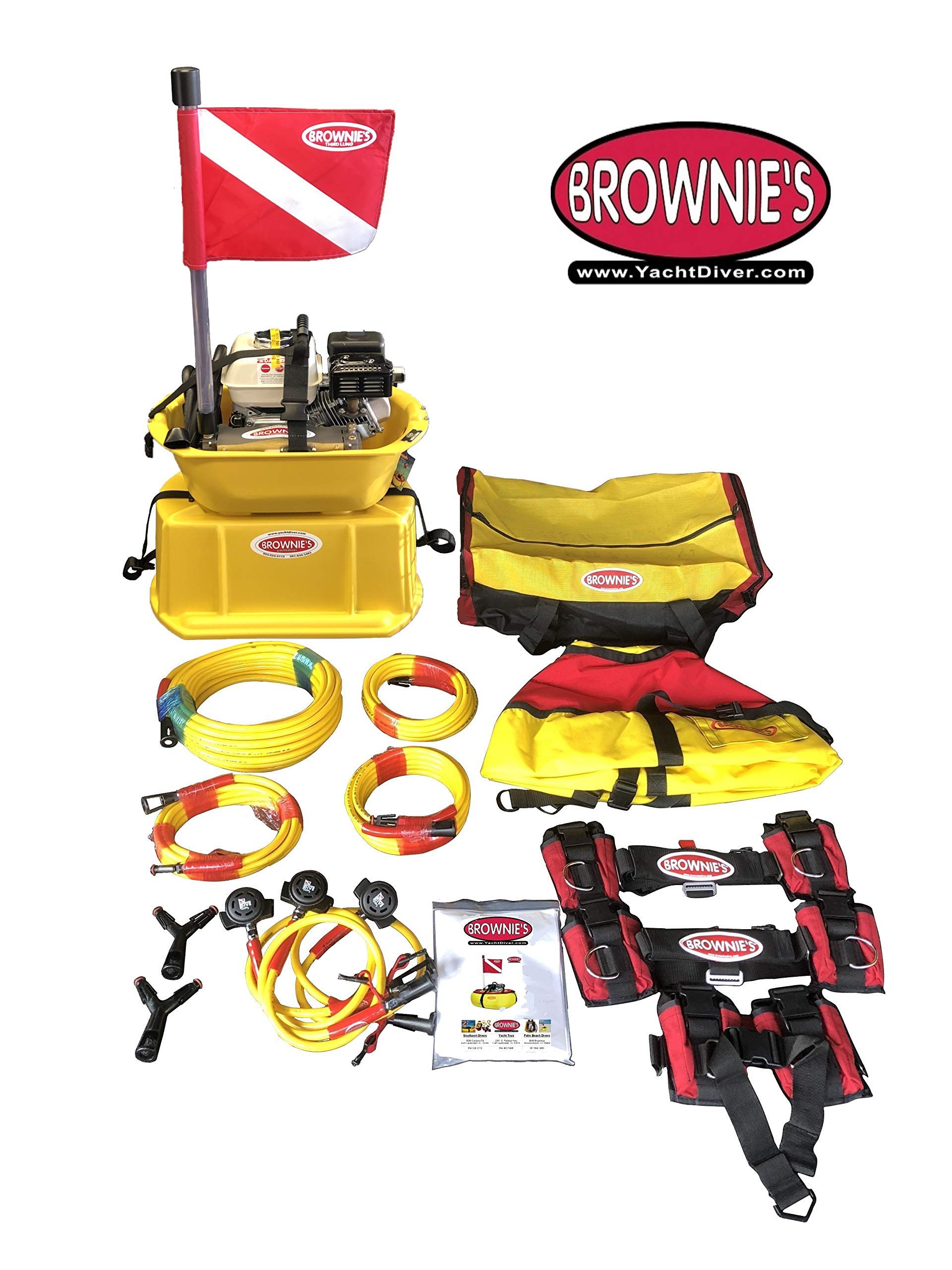 Brownie's Third Lung F390X Scuba Diving Hookah System Buy Online in