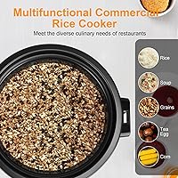 Vista 4 de 40 tazas de olla arrocera/calentador comercial (40 tazas)