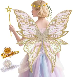Adult Fairy Wings for Woman, Halloween Costumes for Women Dress Up, Butterfly Wings for Girls Fairy Adult Women