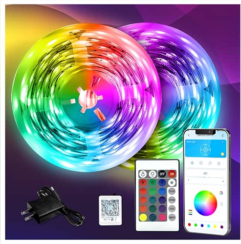DAYBETTER LED Strip Lights 130ft Lights Strip for Bedroom, Desk,