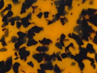 Cellulose Acetate Tortoise Sheets,1/10", Brilliant Pattern & Gloss After Polish, Ideal for Eyewear, Guitar Picks, Instrument Inlays, Jewelry & Crafts, Laser & CNC Friendly (Beeswax, 8"x8")