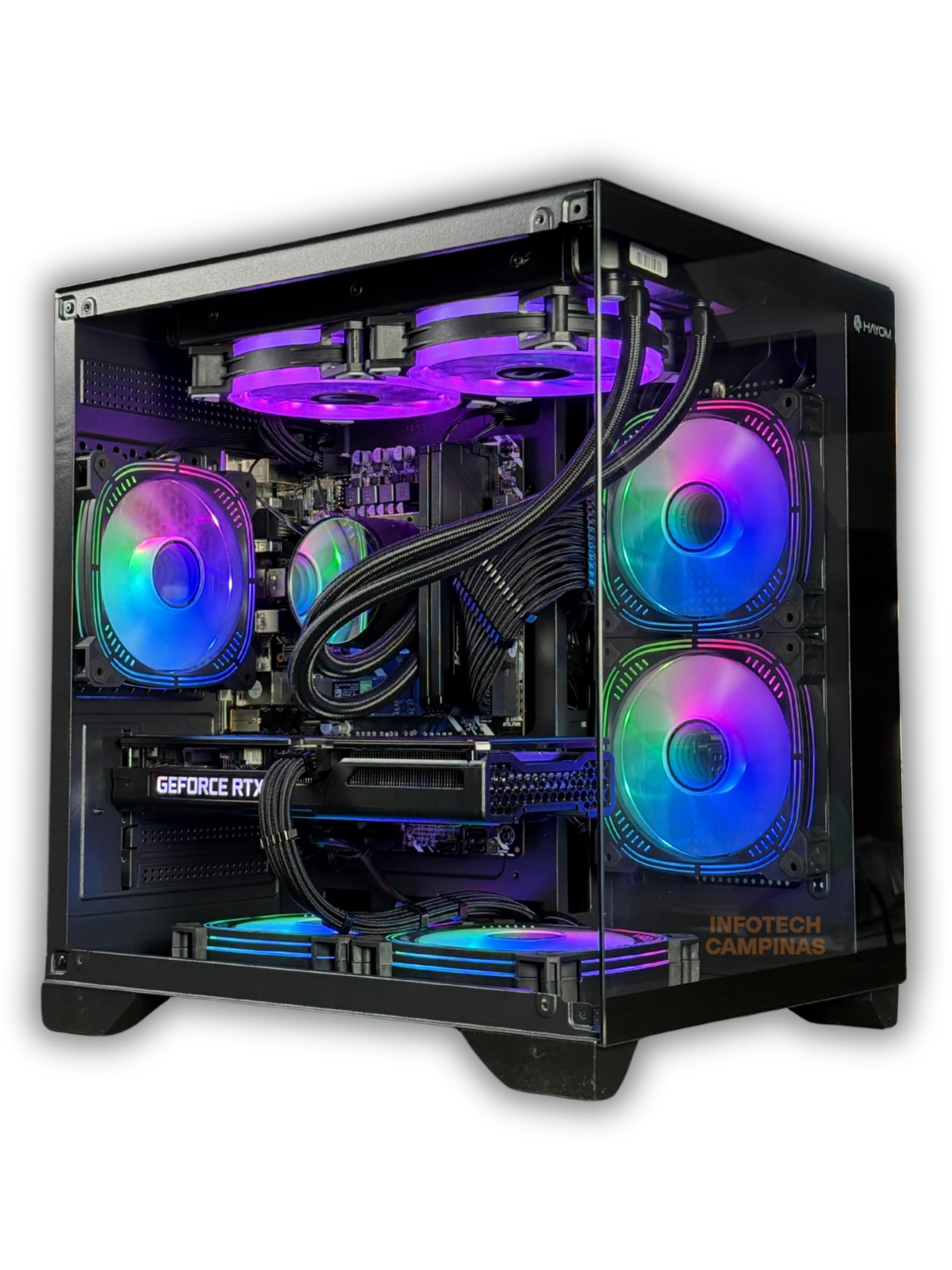 PC Gamer Full Black Intel Core i5 12400F | RTX 5060 8GB | 32GB RAM