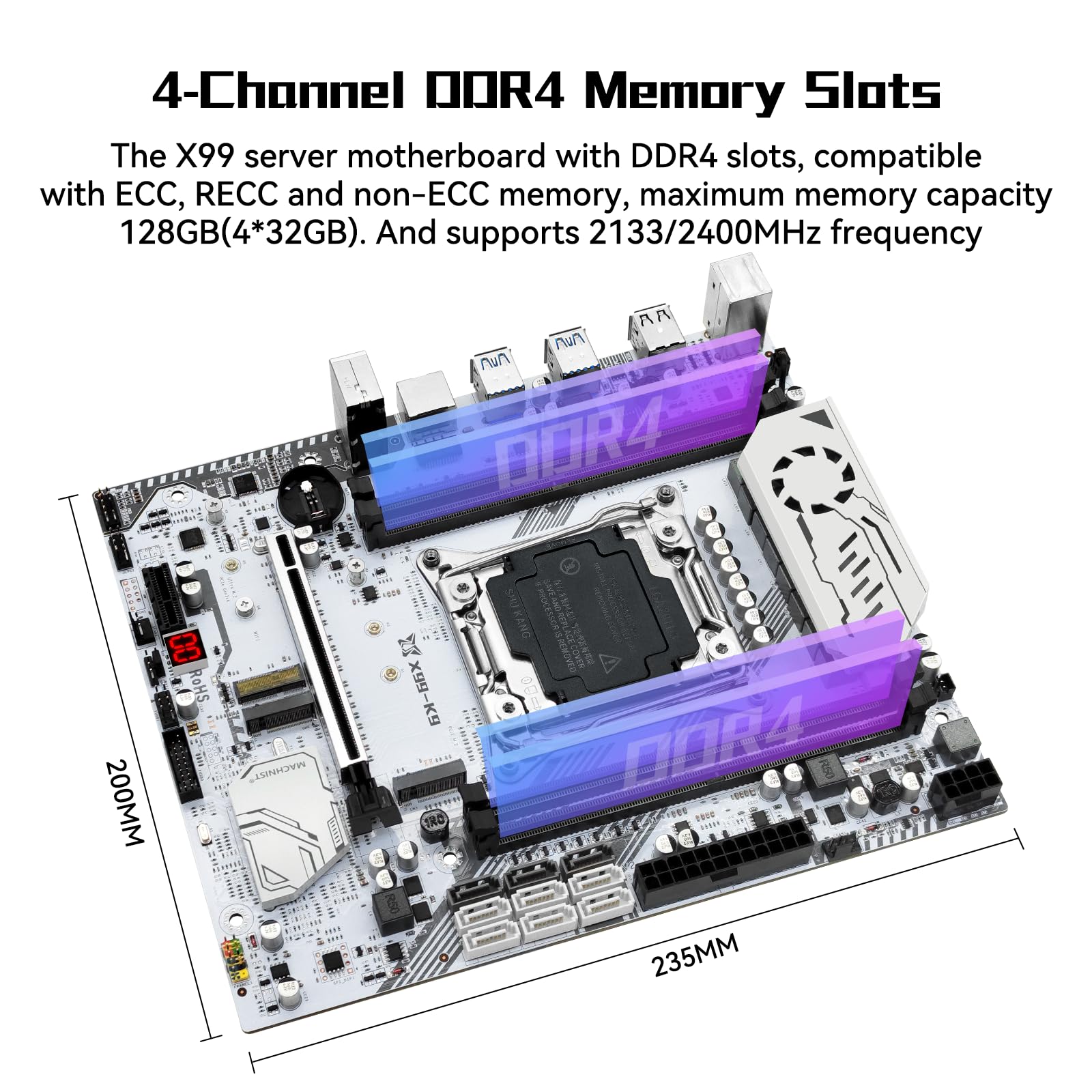 Amazon | MACHINIST X99 LGA 2011-V3 マザーボード、Intel 第5/6