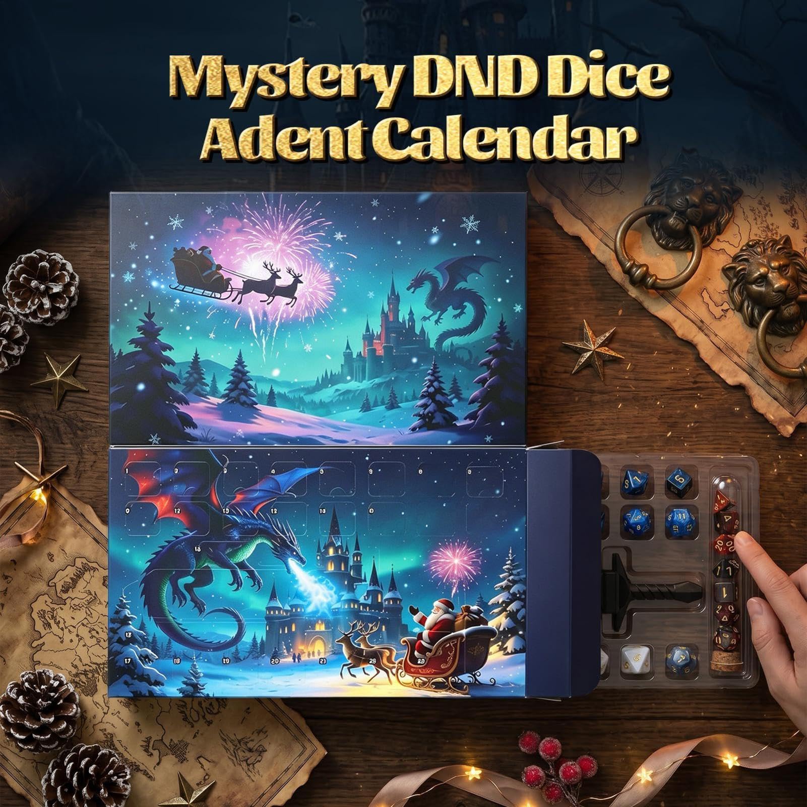 Coffret Calendrier de l'Avent de dés 24 Jours de l'Avent